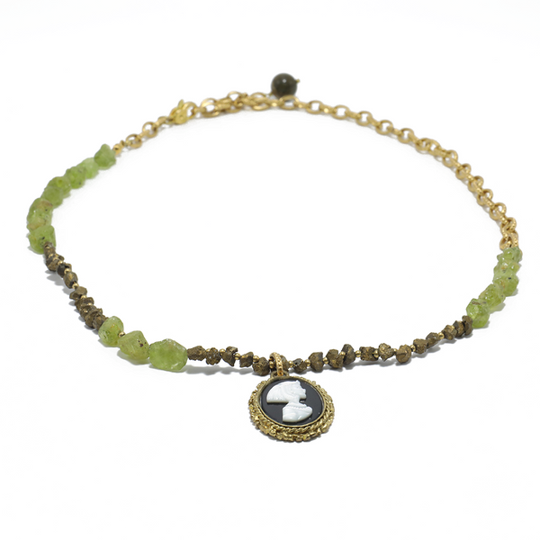 Brass - Accented Natural Elegance Necklace